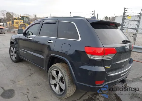 2014 Jeep Grand Cherokee Overland из США, поврежденный, VIN 1C4RJFCG1EC400350